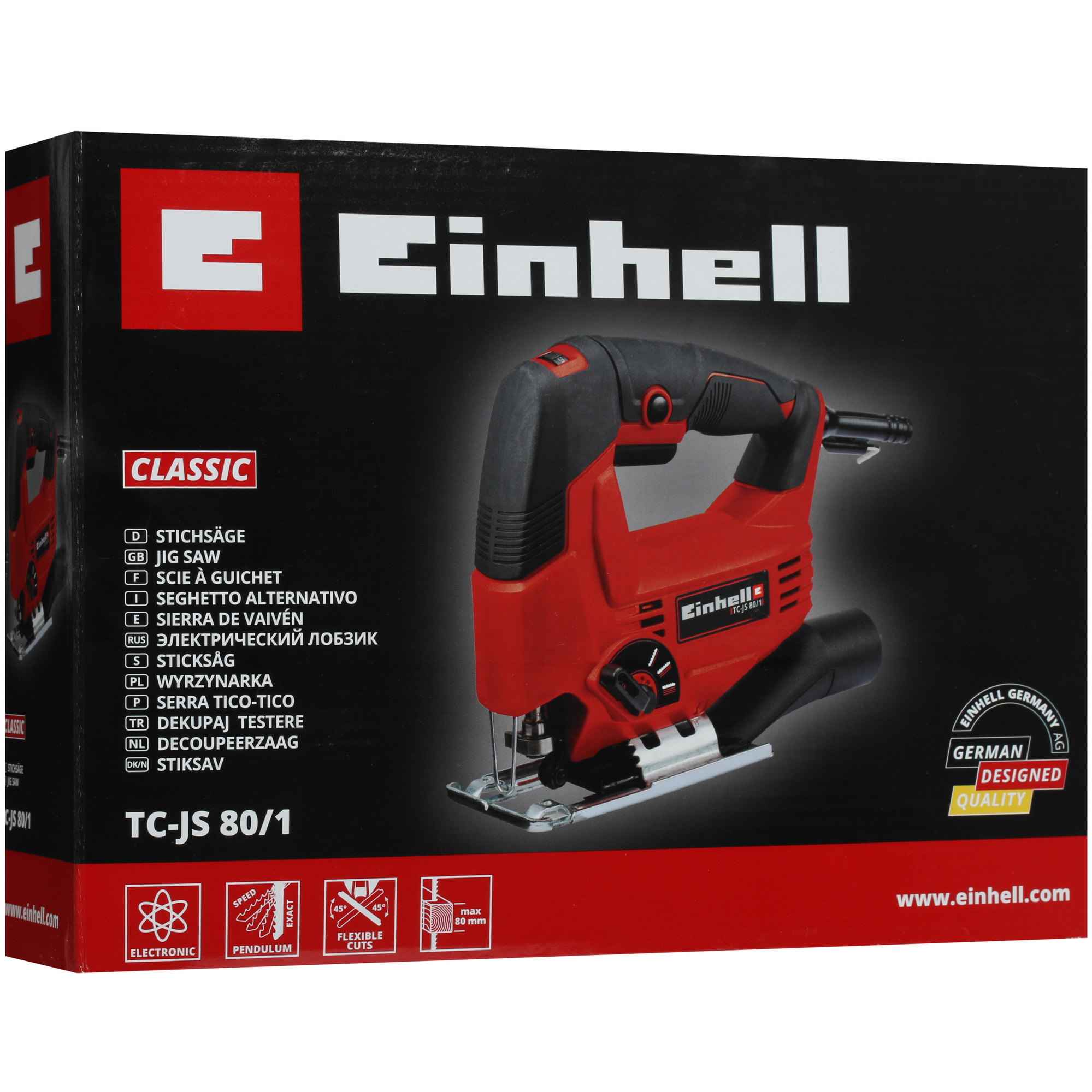 Электрический лобзик Einhell TC-JS 80/1 5308563 STDN-0074840 - Вид №9