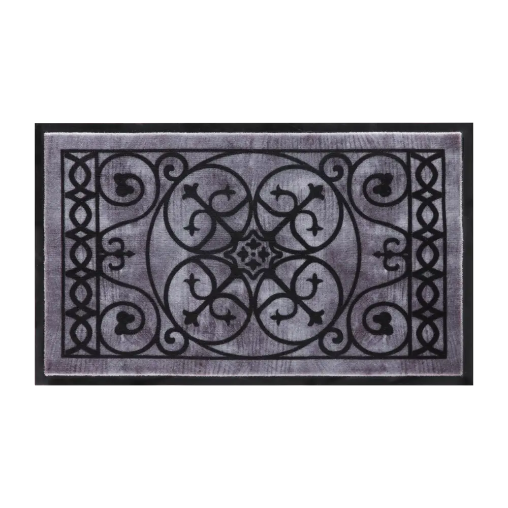 Коврик Inspire Retro 45x75 см полиэстер на ПВХ цвет серый STLM-2101444 - Вид №1