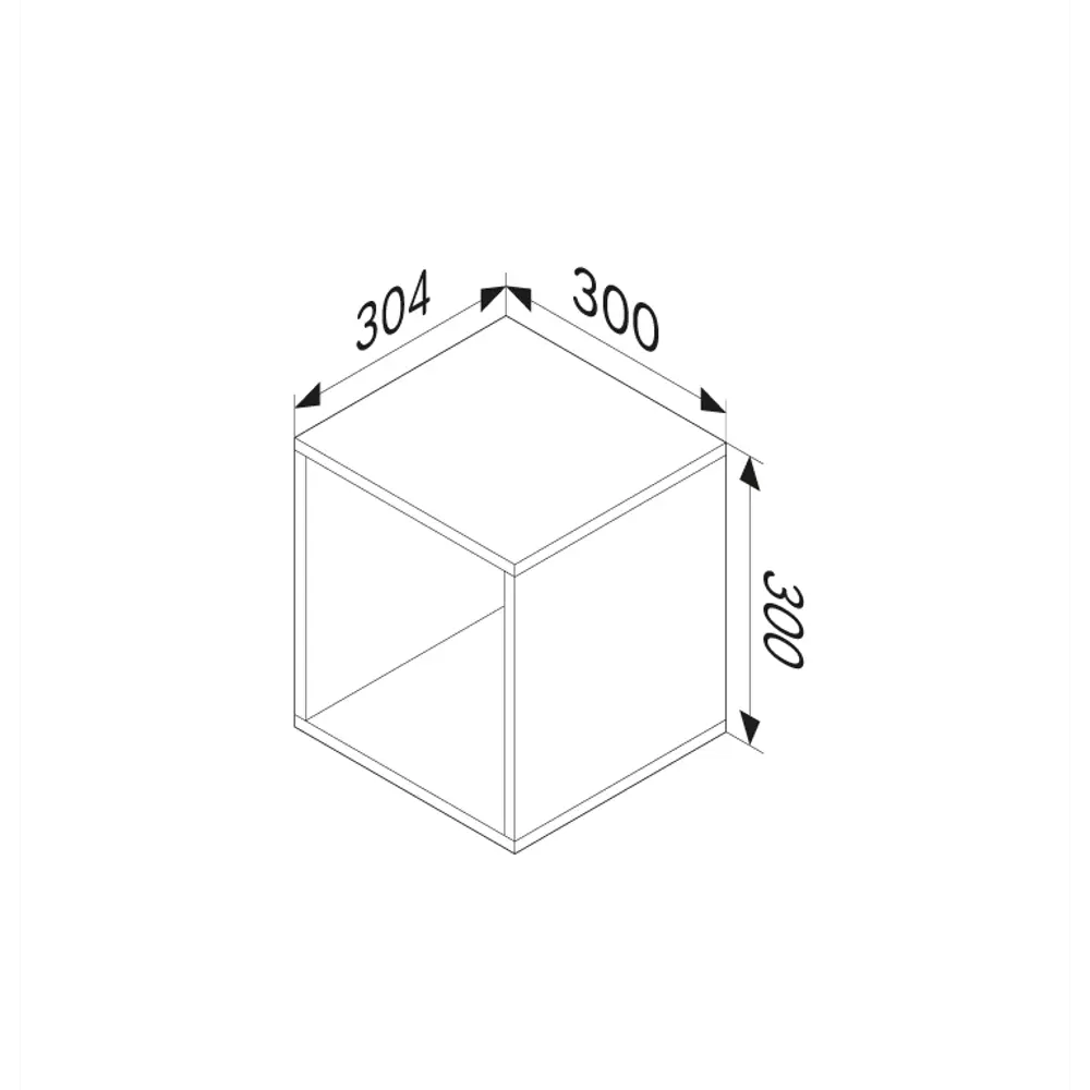 AM.PM Force — подвесная ниша для ванной 30×30×32 см 89394628 STLM-1434938 - Вид №6