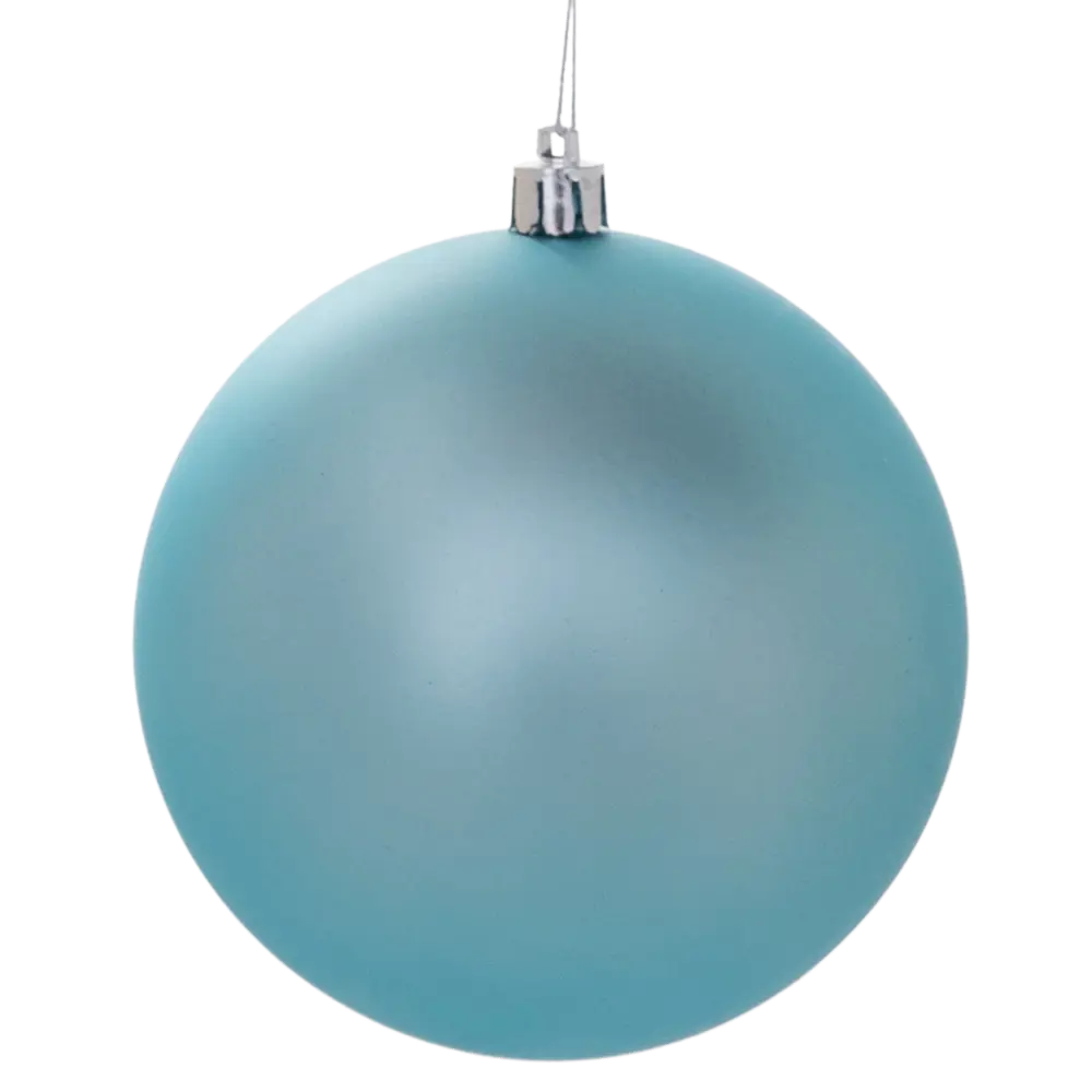Набор елочных шаров KREAFORTA синий с блестками 8 шт. ø10 см 89420570 STLM-1584473 - Вид №6