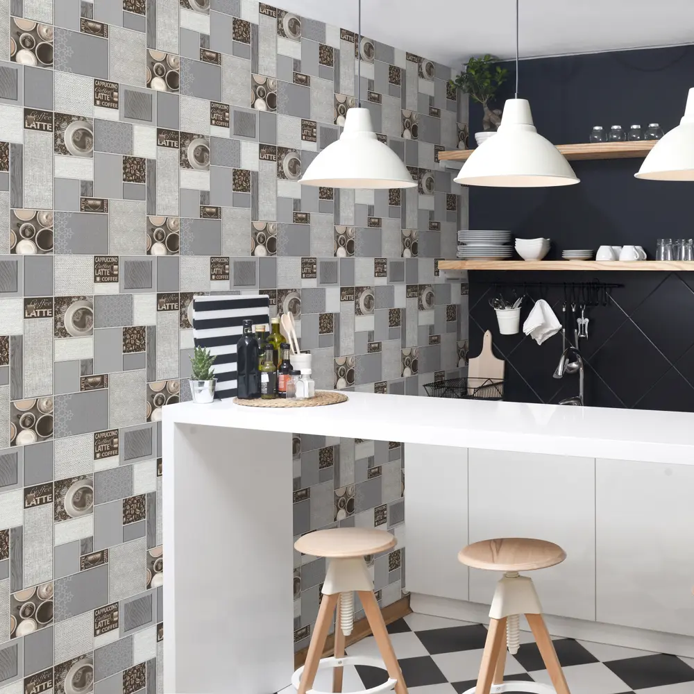 Обои виниловые Аспект Ру Арабика серые 0.53 м 80009-24 STLM-2120182 - Вид №3