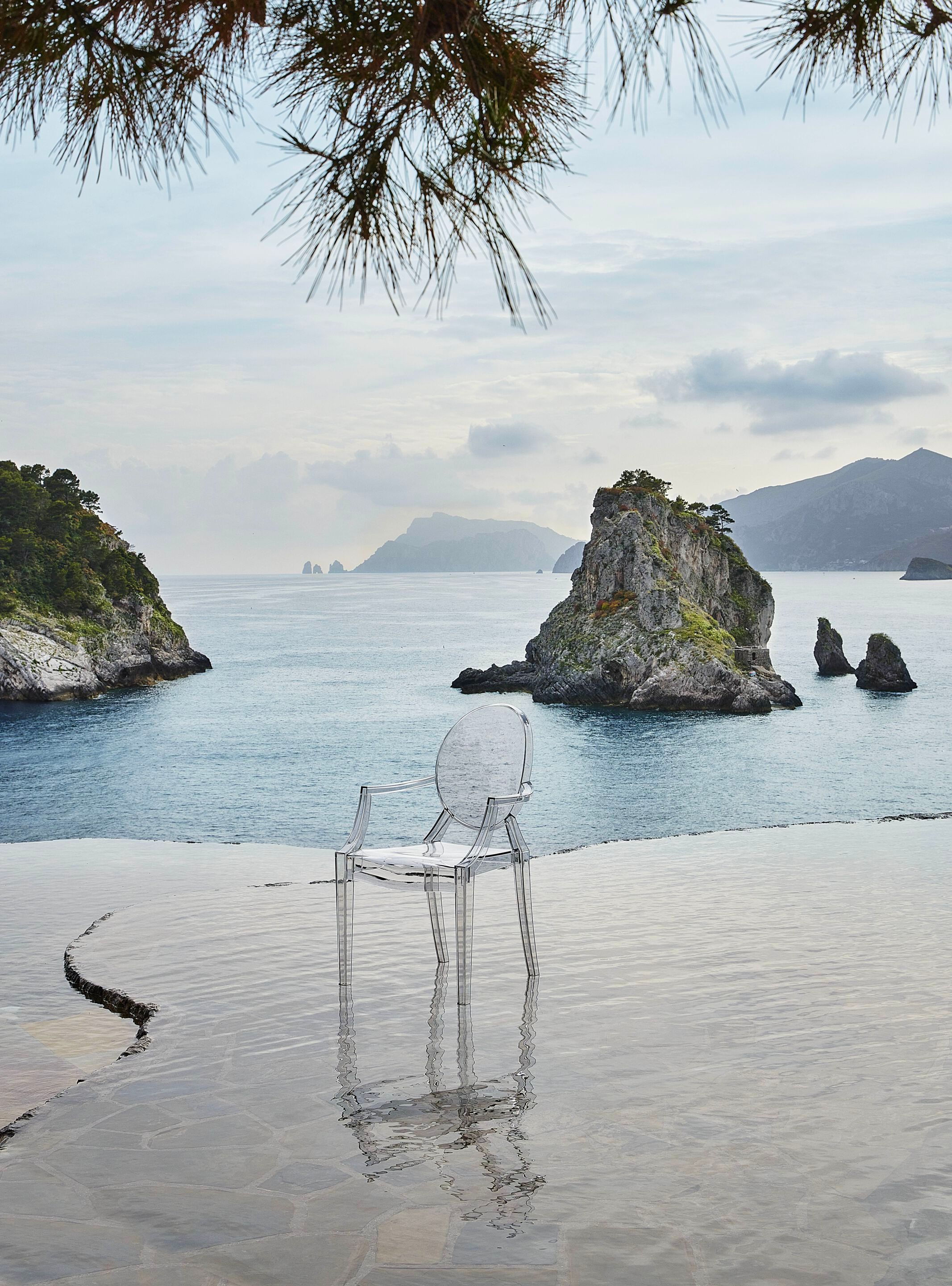 Поликарбонат медальон стул Kartell призрак ARCH-00087826 - Вид №14