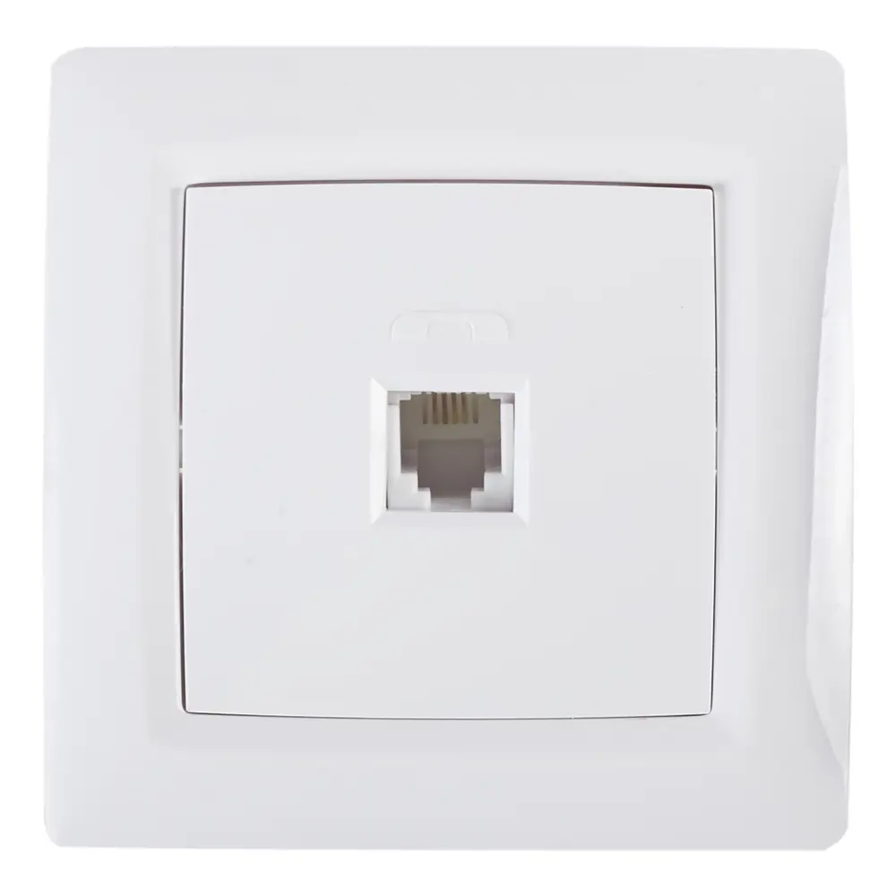 Телефонная розетка встраиваемая Reone RJ11, цвет белый STLM-2202725