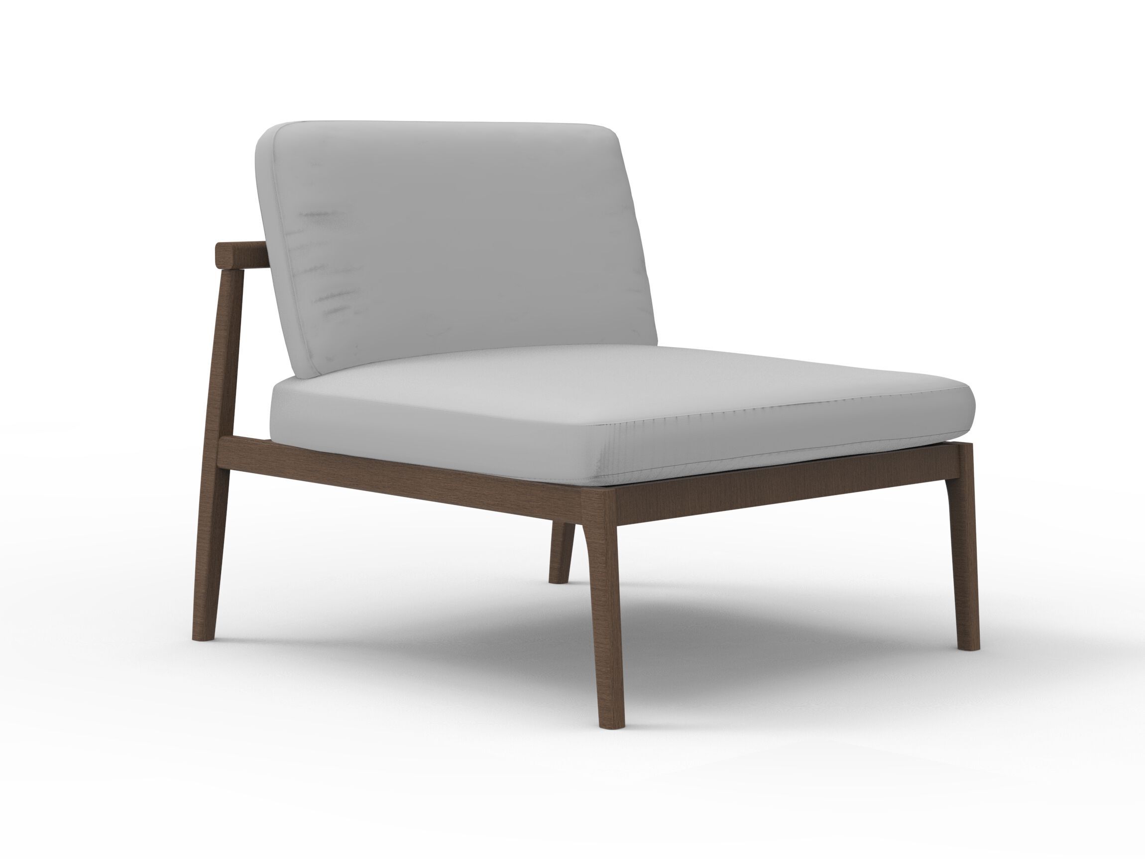 Одиночный модуль для садового дивана в iroko Rever Искья ARCH-00151201 - Вид №1