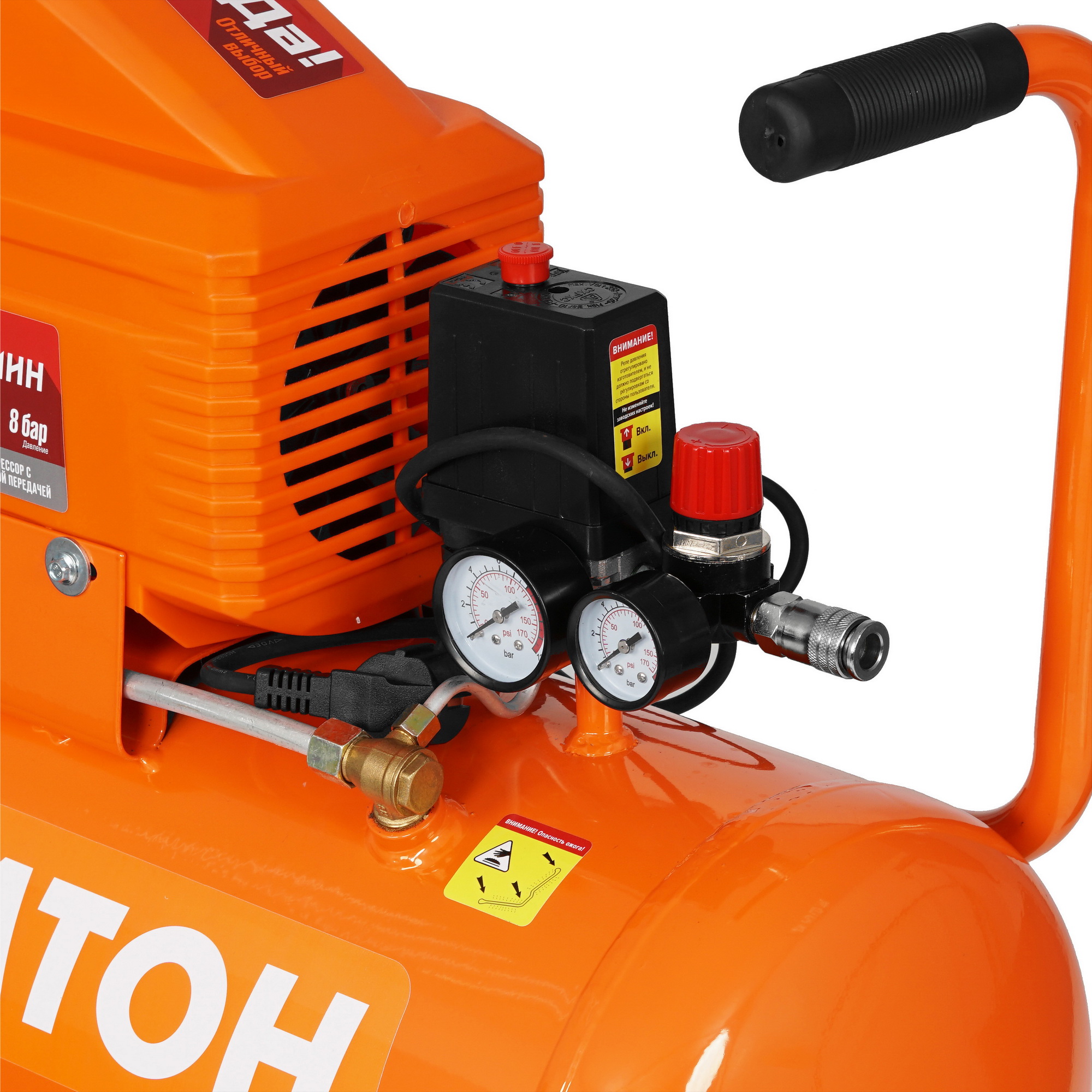 Компрессор поршневой масляный Кратон AC-280-40-DD 9024844 STDN-0122044 - Вид №4