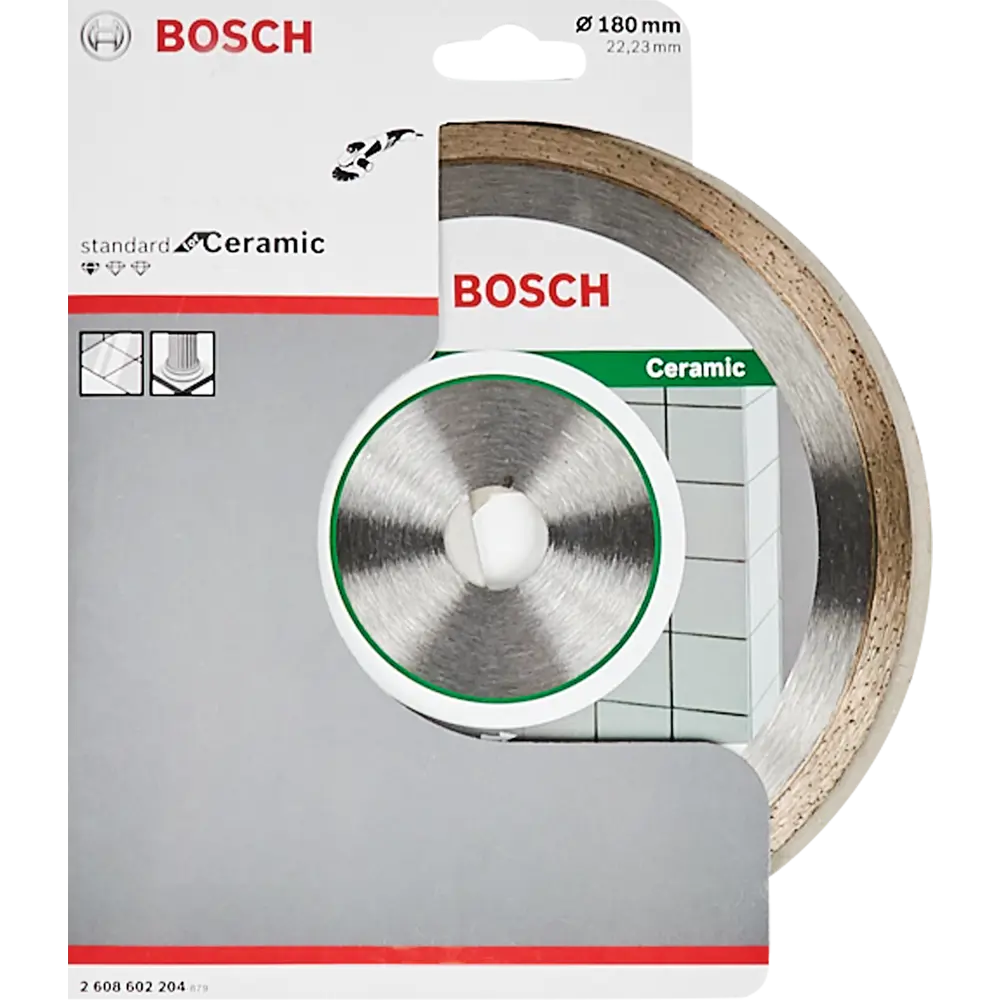 Диск алмазный по керамике Bosch Standard for Ceramic 2608602204 сплошной 180x22.2x1.6 мм BOSCH PROFESSIONAL STLM-2061528 - Вид №2