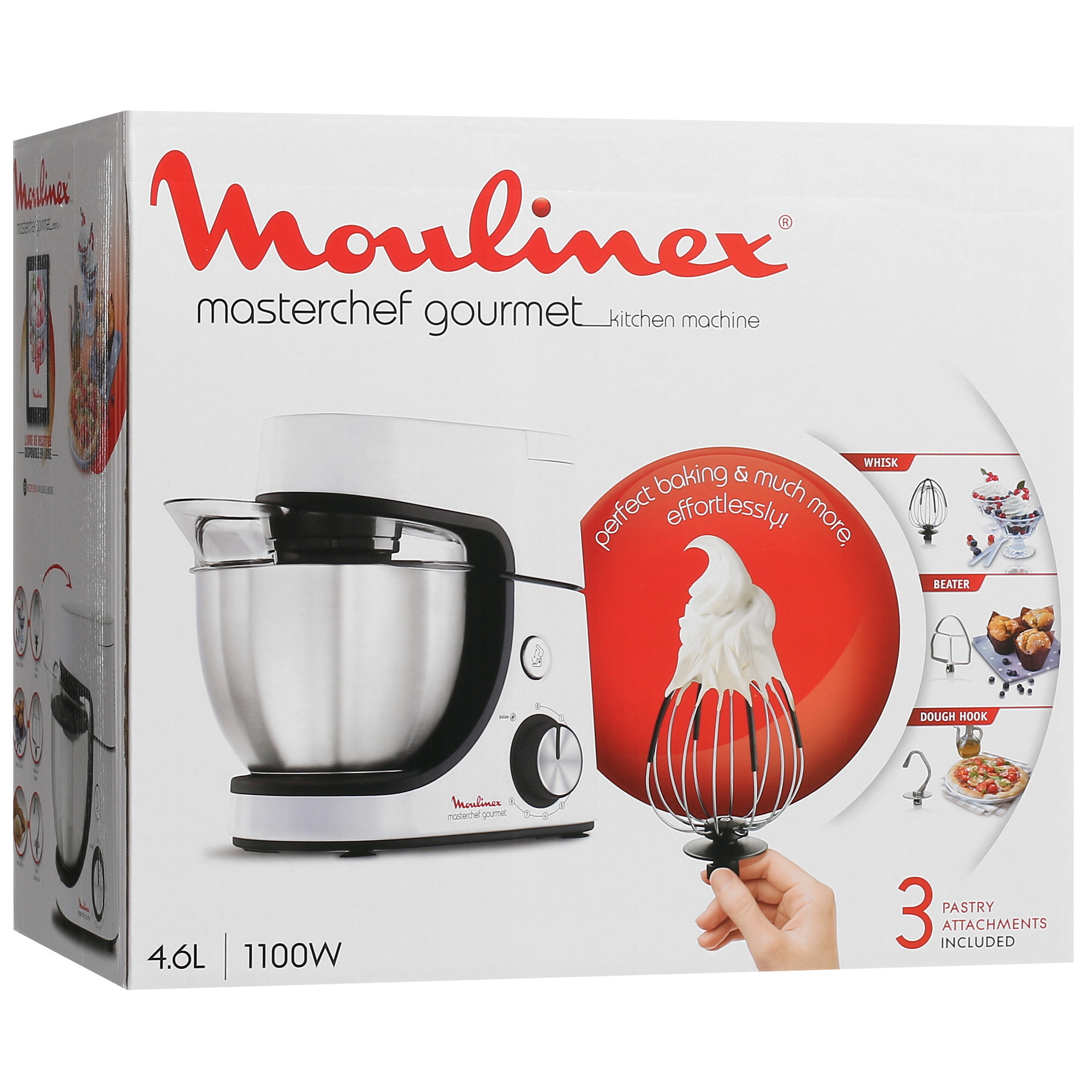 8142715 Миксер Moulinex Masterchef Gourmet QA510110 белый STDN-0124141 - Вид №8