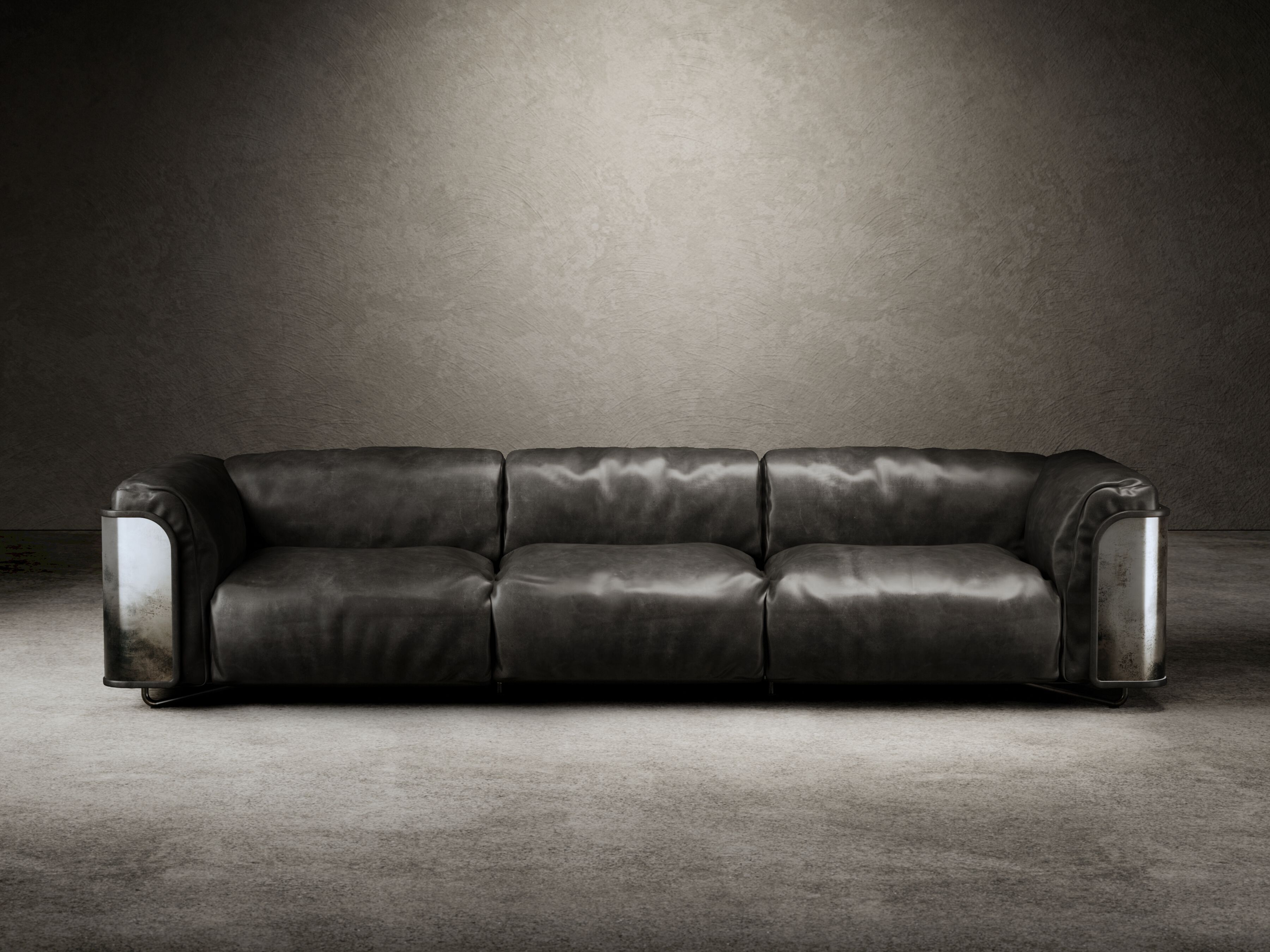 3-местный кожаный диван GIOPAGANI SAINT-GERMAIN ARCH-00128057