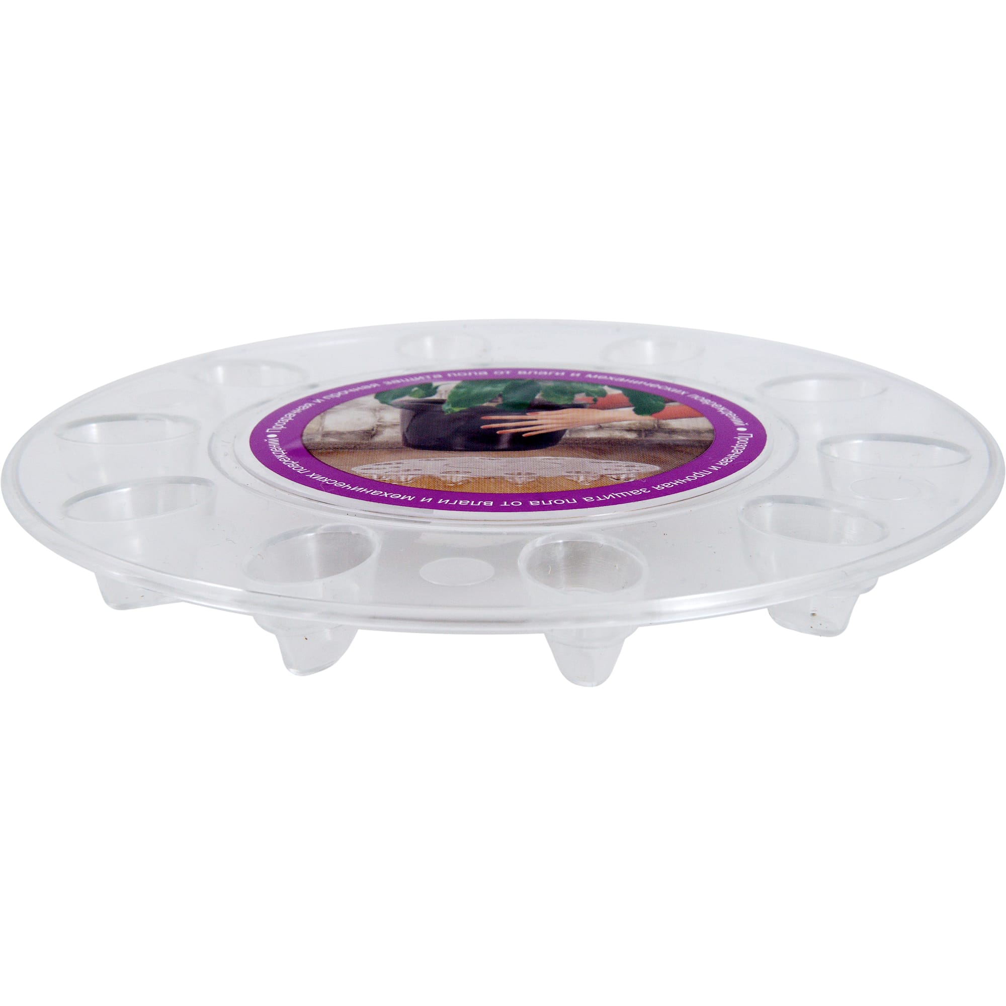 13463186 Поддон для горшка D12, пластик, Белый Santreyd 