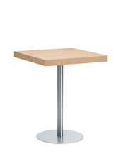 XT 494 Каркас стола с нижней крышкой из глянцевой или сатинированной нержавеющей стали, колонна из глянцевой или сатинированной нержавеющей стали. Et al. XT