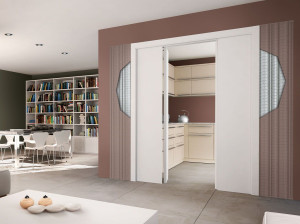 Подрамник для раздвижной двери с механизмом Book