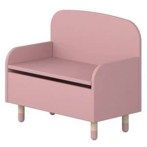 Скамейка с ящиком для игрушек Flexa Play, розовая