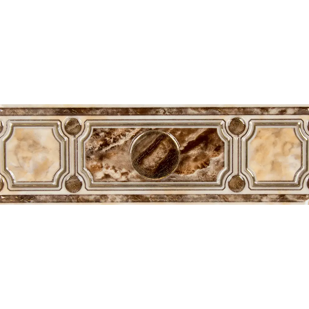 Бордюр «Pietra» 7.5x23 см цвет коричневый 14175514 STLM-2039908 Santreyd 
