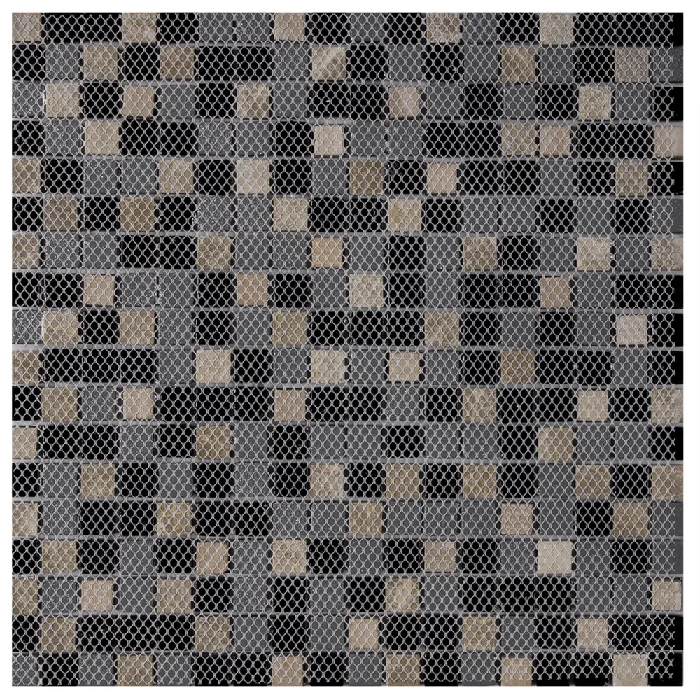 Мозаика стеклянная Artens 30x30 см цвет коричневый Металл STLM-2040025 - Вид №4