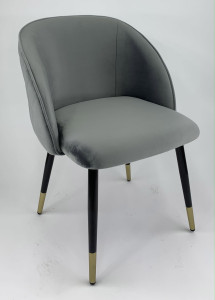 90343074 Стул кухонный Леон стул для спальни/стул для гостиной цвет серый STLM-0192795 MILAVIO
