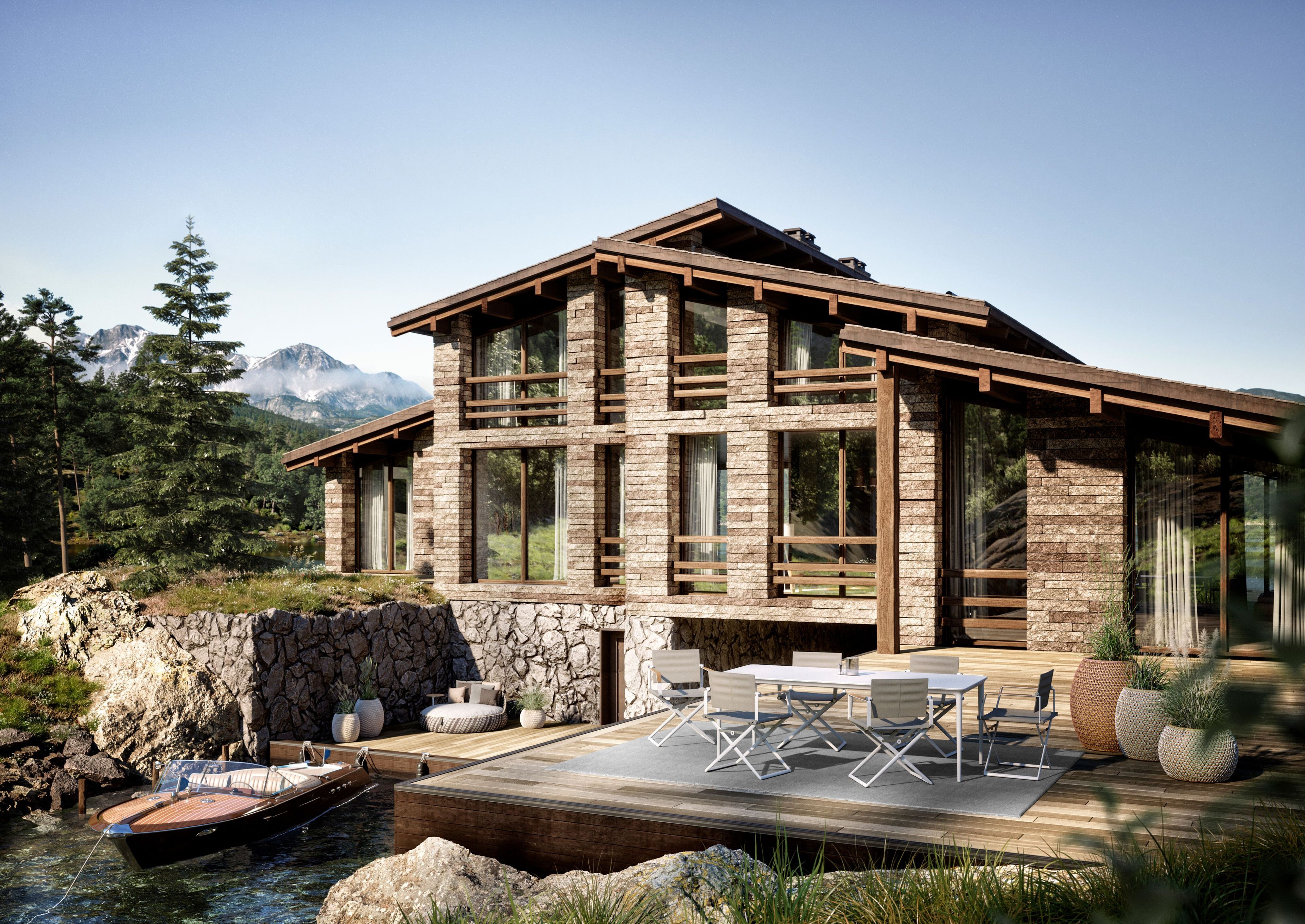 Стул для садового директора из алюминия с порошковым покрытием и тканью DEDON SEAX ARCH-00040045 - Вид №1