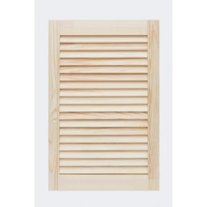 Жалюзийная дверь 605x594 мм дерево сорт Экстра