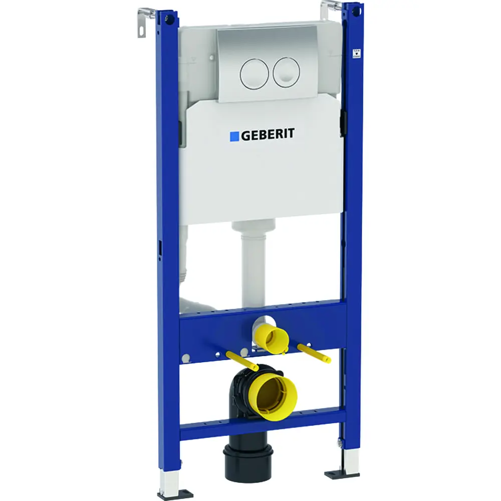 Инсталляция Geberit Delta 458.124.21.1 с клавишей Delta 21 цвет хром STLM-2041428