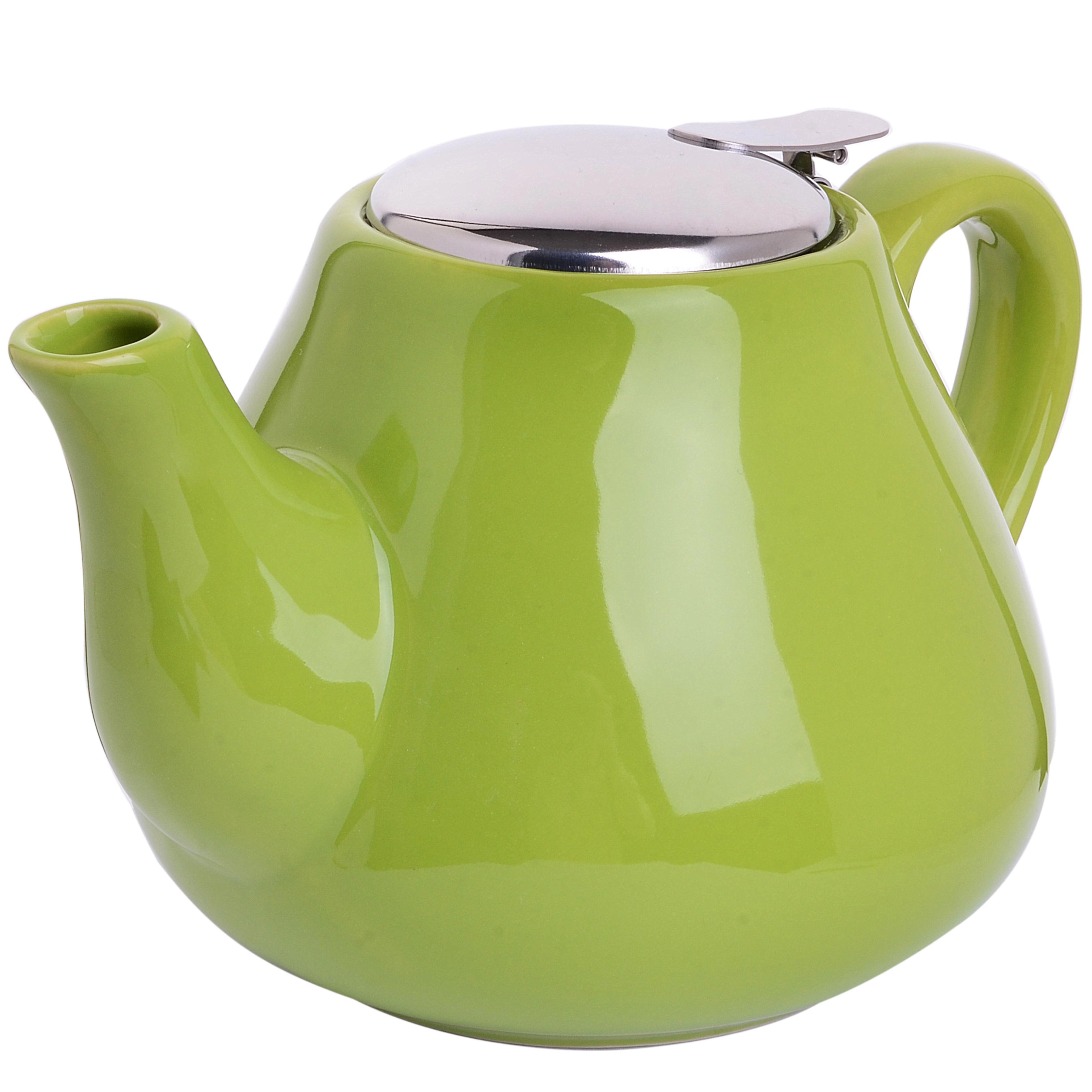 90272546 Заварочный чайник 950 мл керамика 30638 цвет зеленый Керамические заварники STLM-0160823 LORAINE
