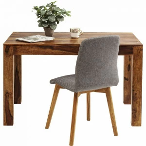 Обеденный стол деревянный с широкими ножками 120 см Authentico KARE AUTHENTICO 323070 Коричневый