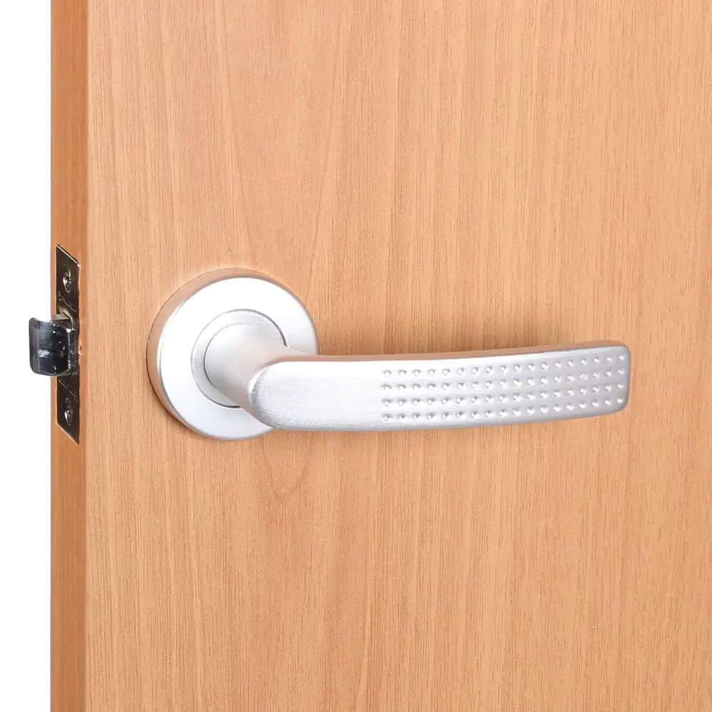 Ручки дверные на розетке E 019-S, цвет хром EDSON STLM-2086586 - Вид №6