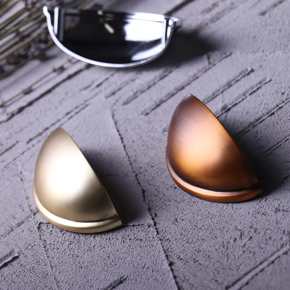 Ручка-ракушка LARVIJ золотая 76 мм для мебельных фасадов 87834796 STLM-0075971 - Вид №4