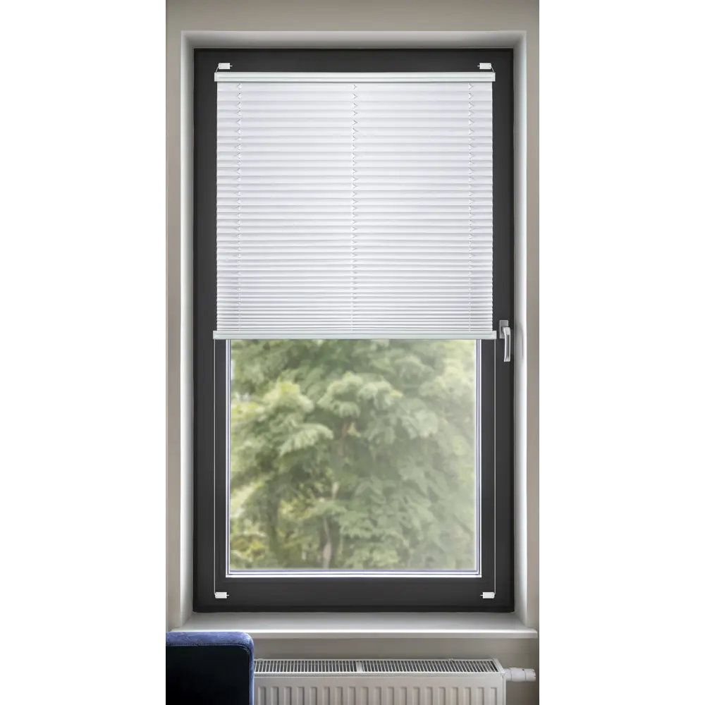 Штора плиссе 73x170 см жаккард белая Santreyd STLM-2072159 - Вид №10