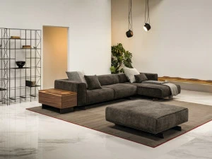 Casamania & Horm Модульный диван со съемным чехлом из ткани или кожи Coleman