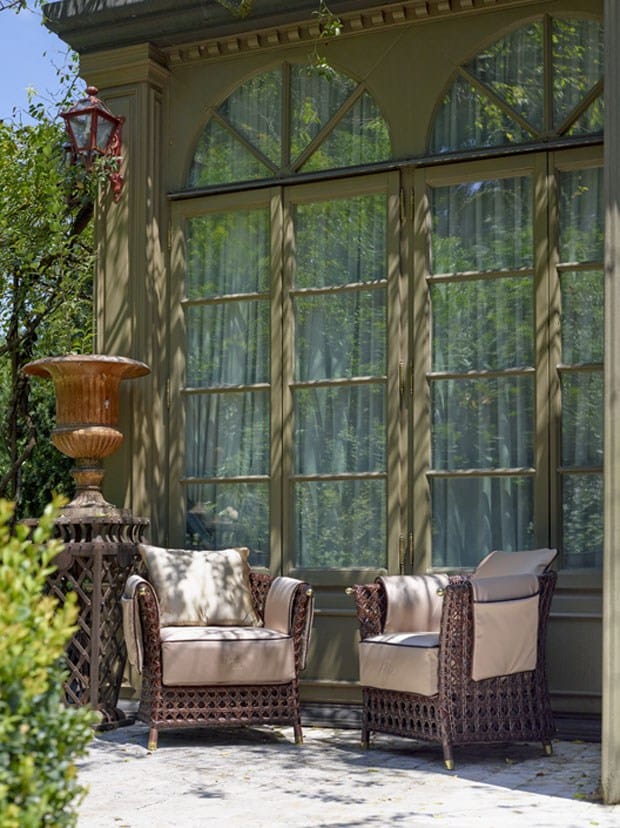 Ткань сад стул с подлокотниками Samuele Mazza Outdoor ARCH-00083152 - Вид №3