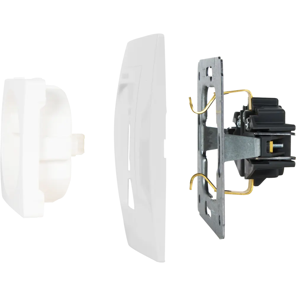 Рамка для розеток и выключателей Systeme Electric Unica 1 пост, цвет белый STLM-2110872 - Вид №3