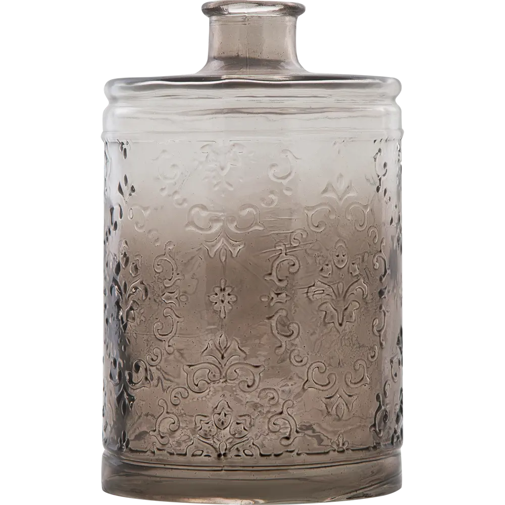 Ваза «Джеремми» стекло цвет прозрачный дымчатый 20см Santreyd STLM-2047135 - Вид №1