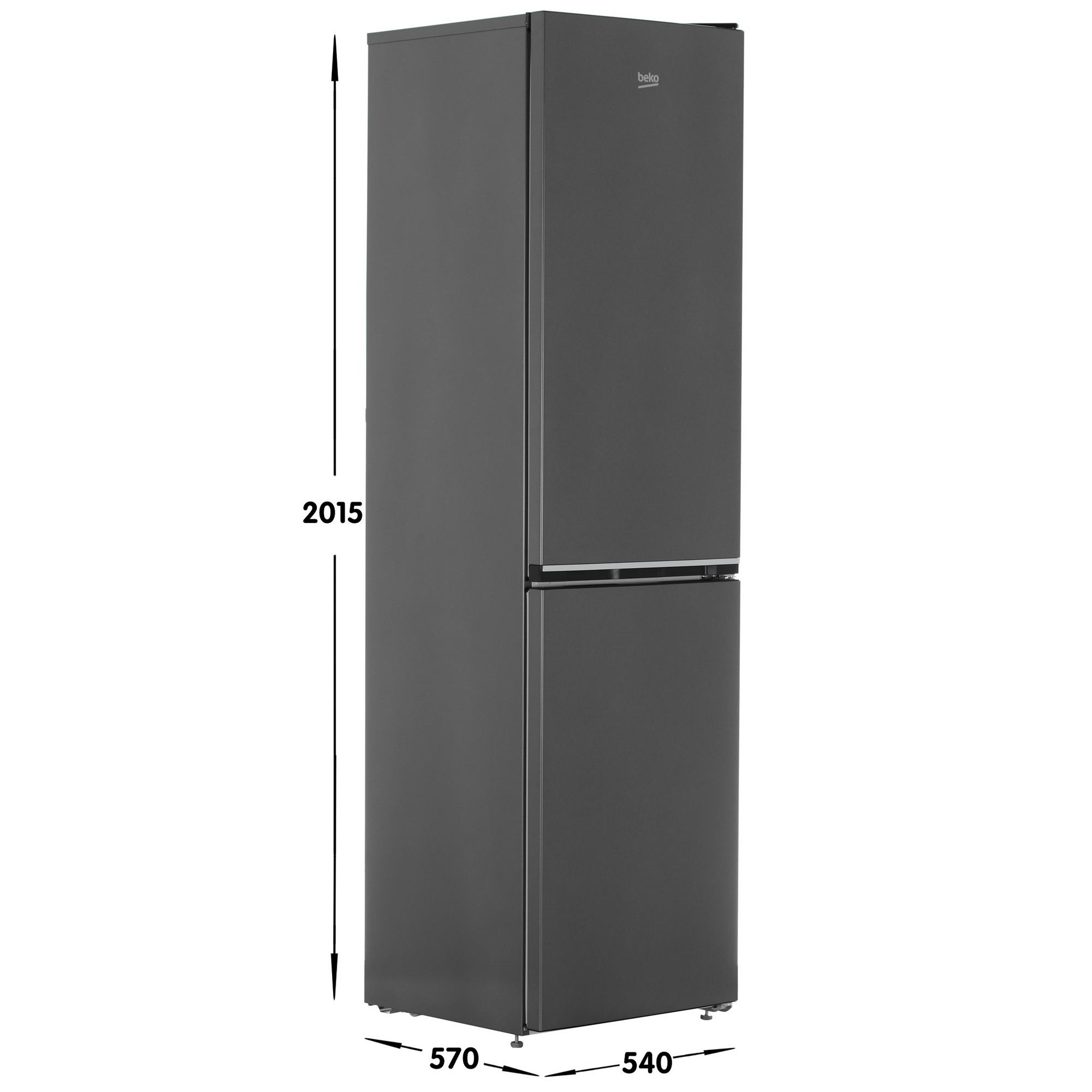 5449134 Холодильник с морозильником   Beko B1RCNK332G серый STDN-0109086 - Вид №6