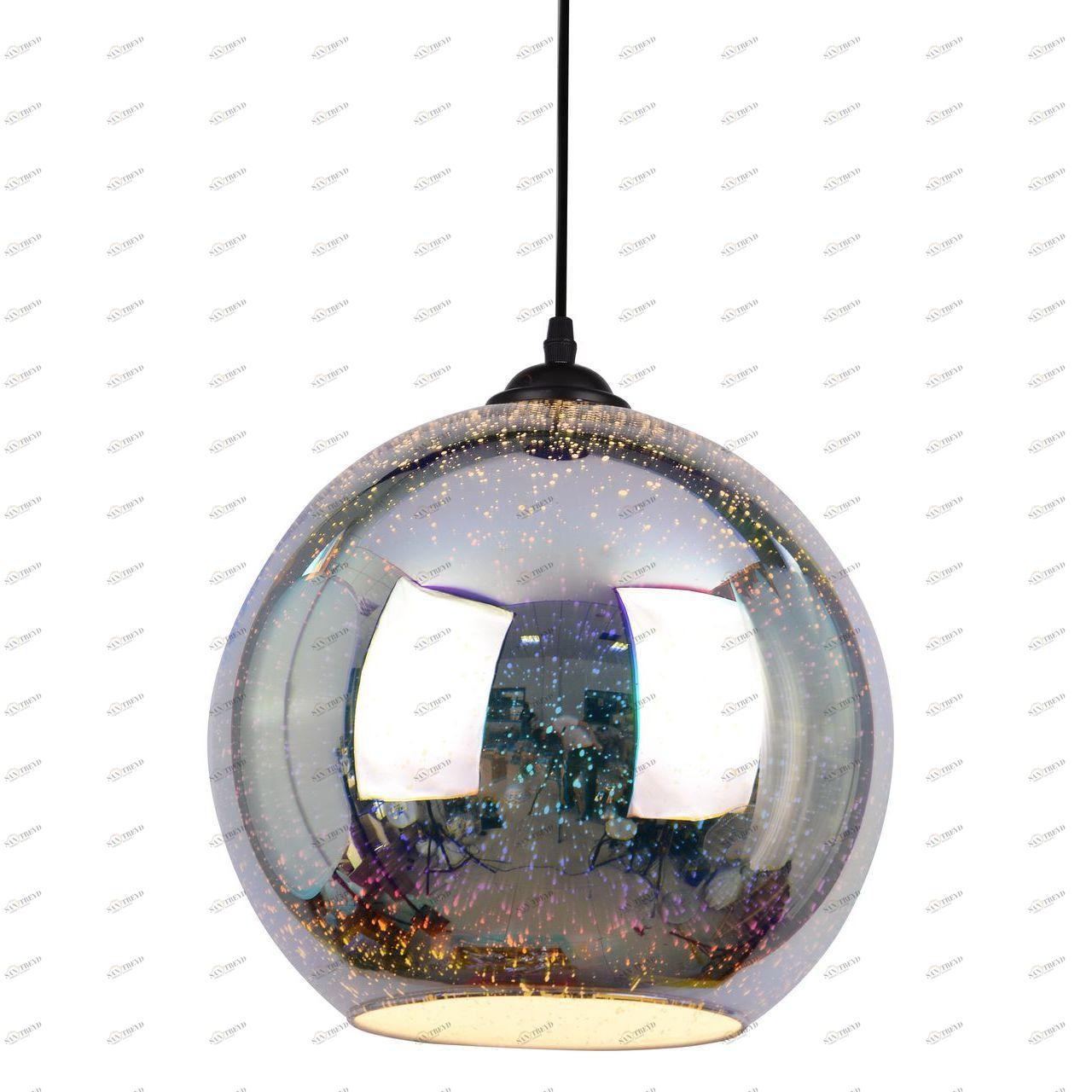 Подвесной светильник Arte Lamp Miraggio A3230SP-1BK ARTE LAMP MIRAGGIO 102443 Зеркальный 