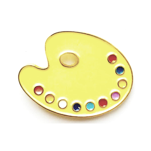 1097267 Значок эмалированный №49 Палитра Santreyd 