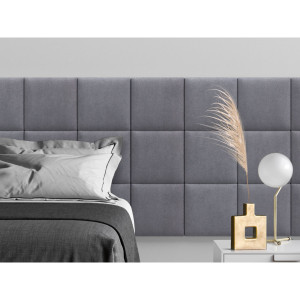 Стеновая панель Alcantara Gray цвет серый 30х30см 4шт TARTILLA