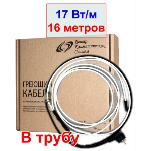 91751227 Греющий кабель в питьевую трубу с сальником Stich 16 м 272 Вт STLM-1471288