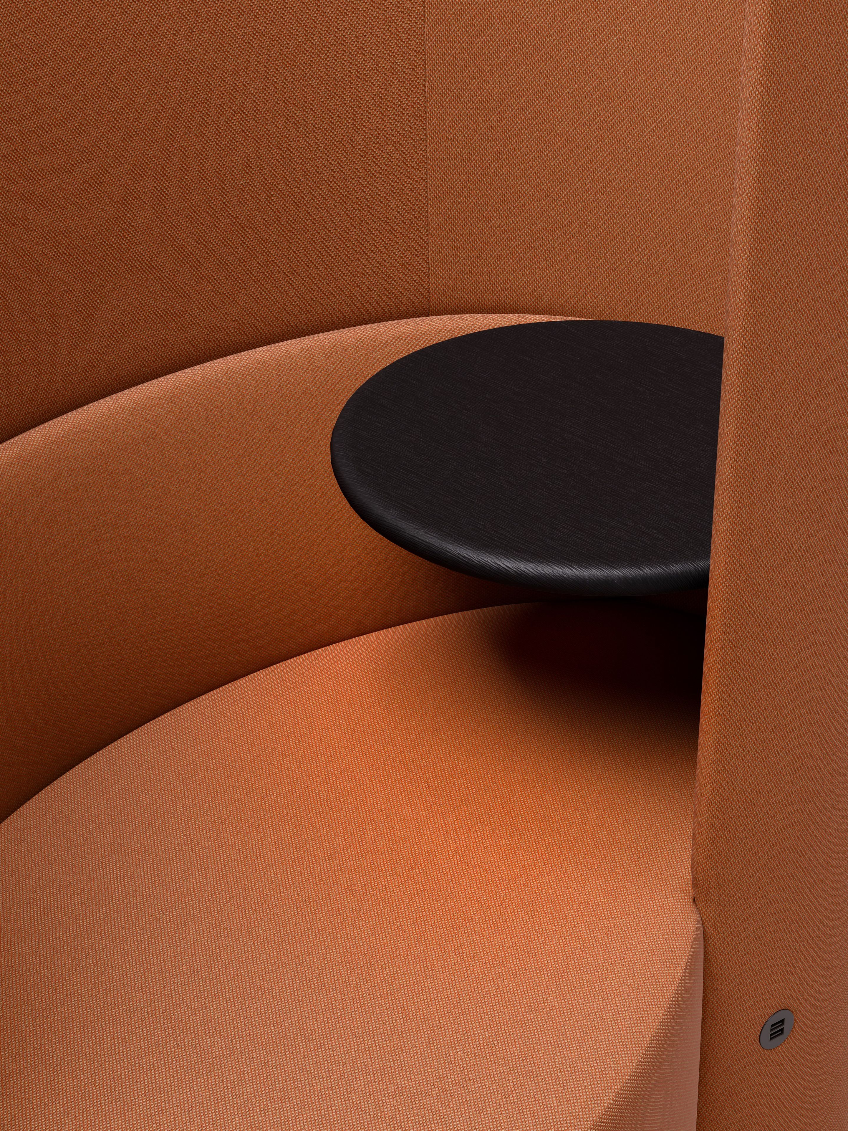 Кресло с высокой спинкой и журнальным столиком La Cividina Twirl ARCH-00044393 - Вид №1