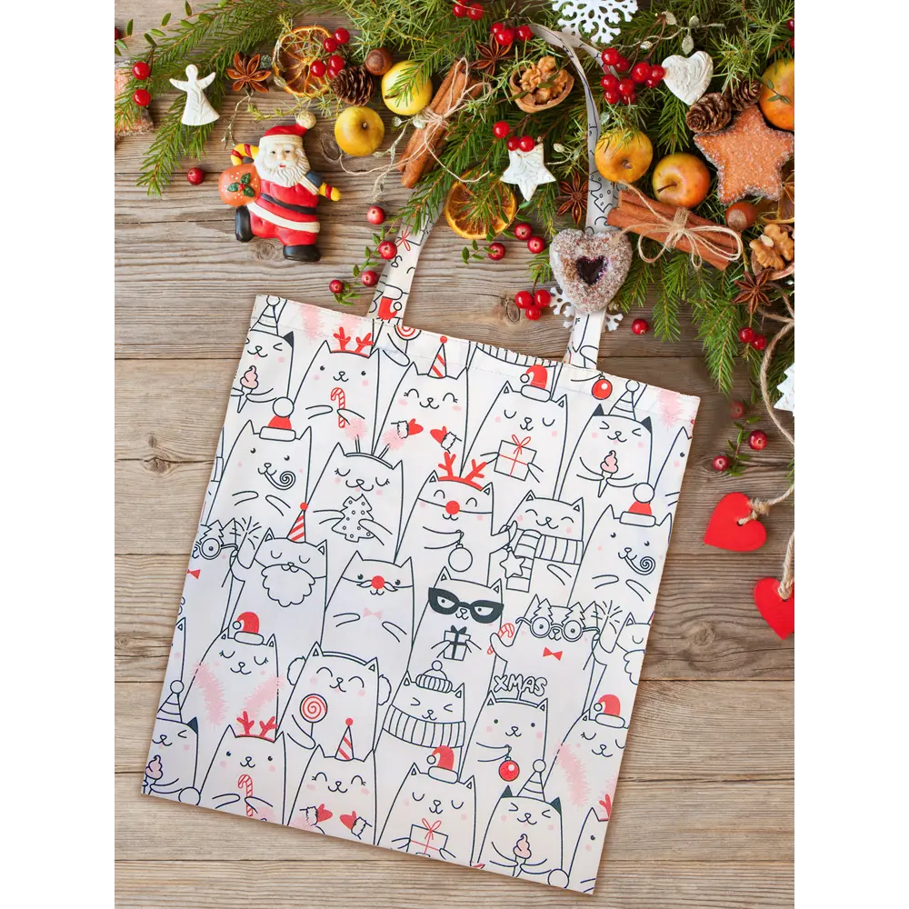 Сумка шоппер Коты Баюны 40x45 см SEASONS STLM-2096349 - Вид №2