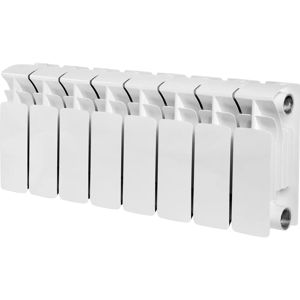 Радиатор секционный Rifar Base 200/100 биметалл 8 секций боковое подключение цвет белый B200 STLM-2018824 - Вид №1