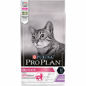 Т0027576 Корм для кошек с чувствительным пищеварением, индейка сух. 1,5 кг Pro Plan