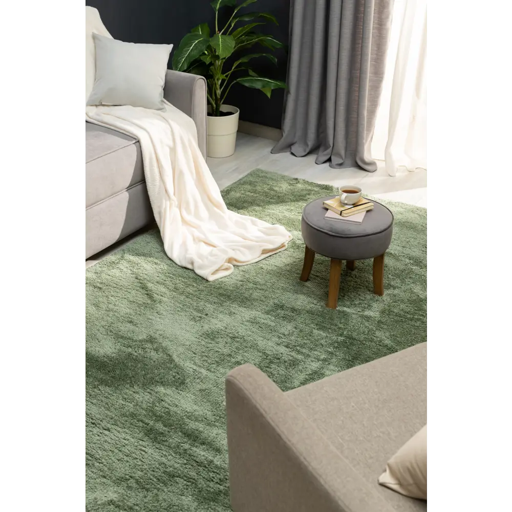 Ковер полиэстер Ribera 200x300 см цвет темно-зеленый 82388123 STLM-2087849 Santreyd  - Вид №4