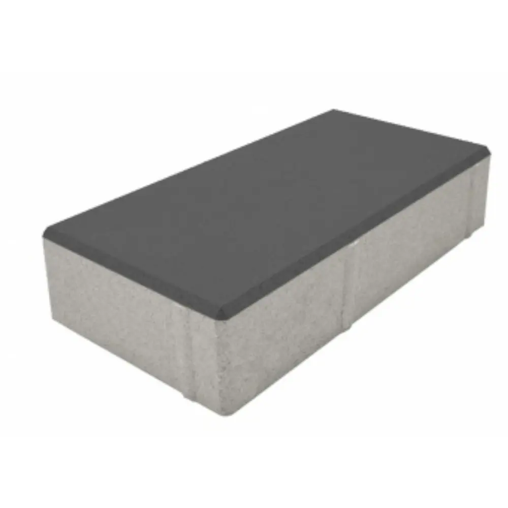 Плитка тротуарная Призма 200x100x50 мм цвет черный Santreyd STLM-2003247