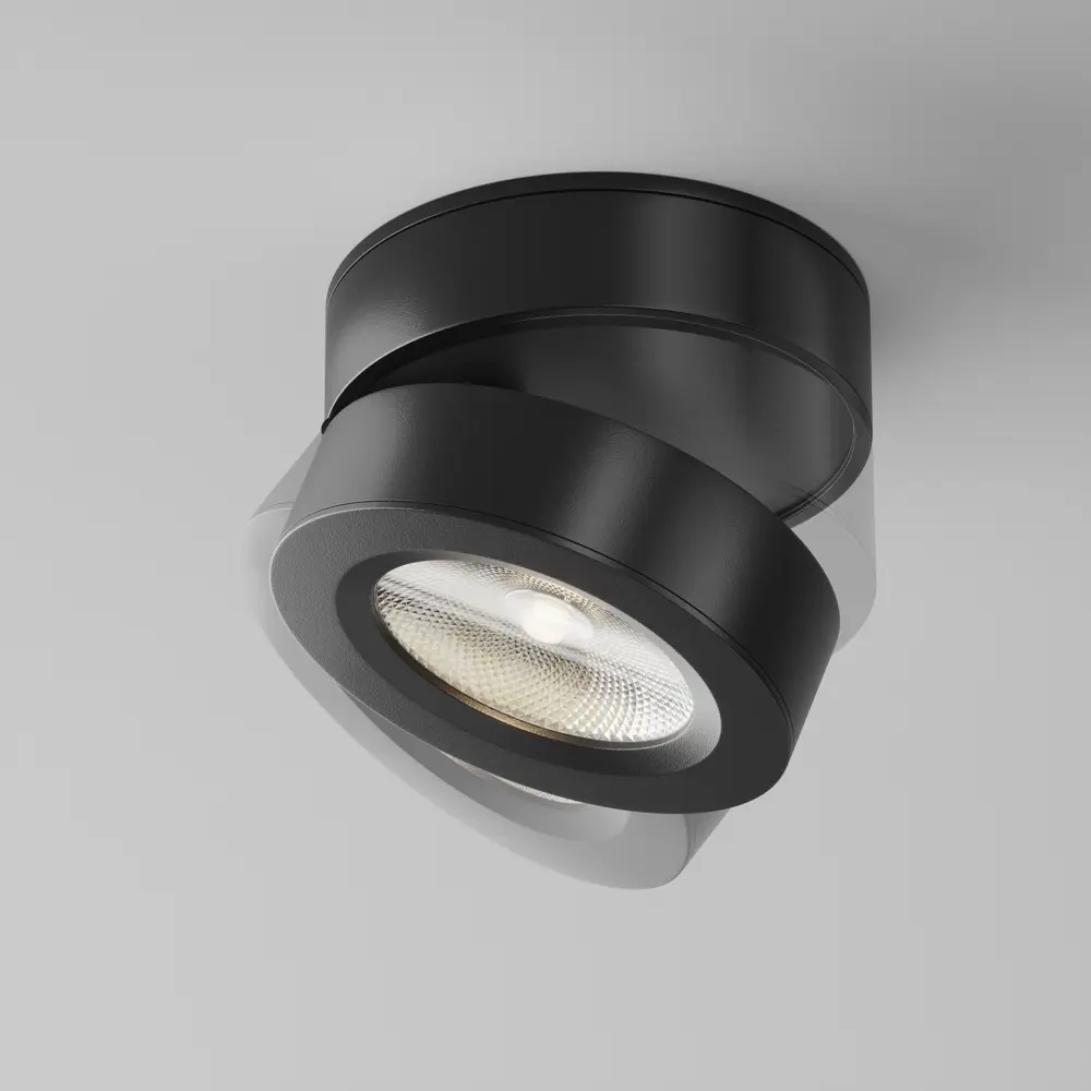 Светильник точечный светодиодный накладной Maytoni C022CL-7W4K-B-1 7 Вт нейтральный белый свет цвет черный STLM-2068241 - Вид №5