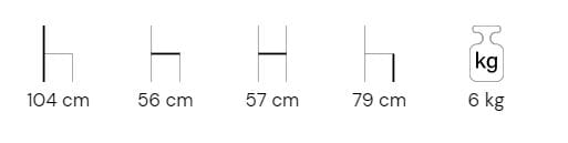 Высокий садовый стул со спинкой DRIGANI Drop ARCH-00061399 - Вид №6