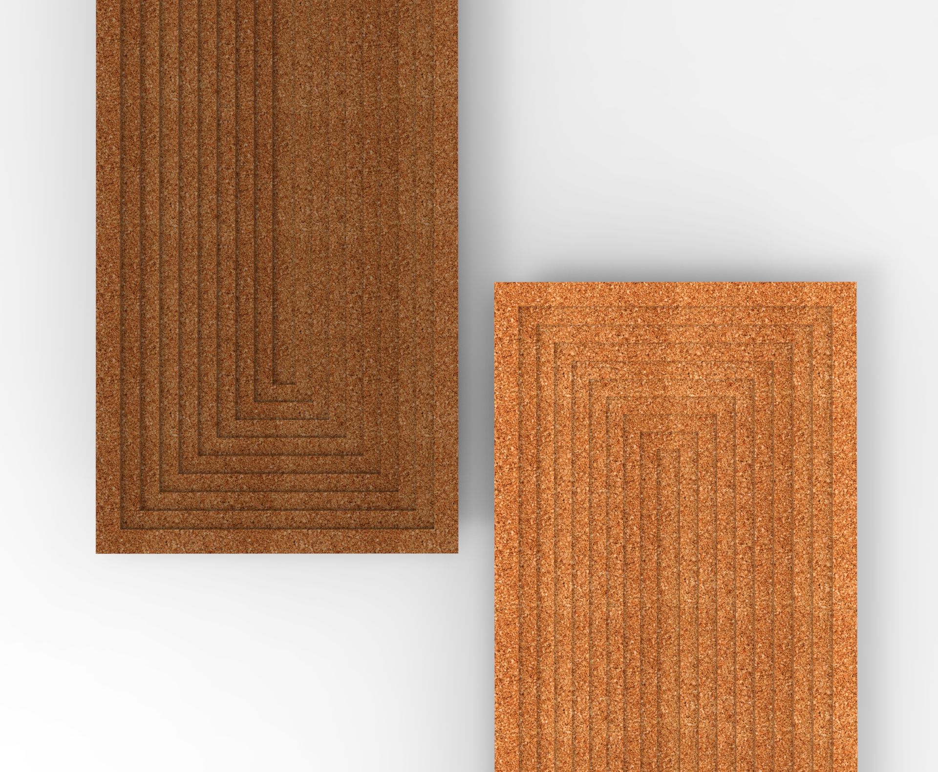 Пустые прямоугольные пробки OTQ геометрическая ARCH-00010504 - Вид №1