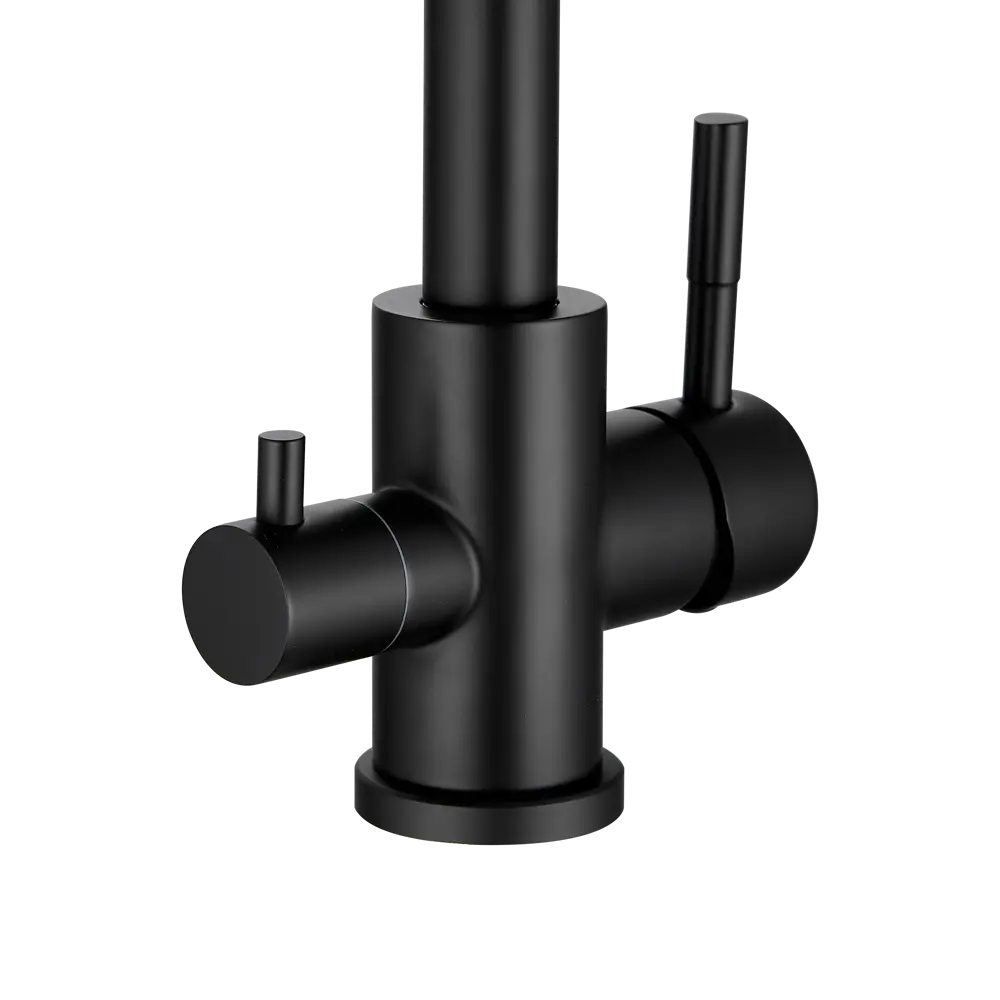 Смеситель для кухни Haiba черный с высоким поворотным изливом 89396811 STLM-1569269 - Вид №3