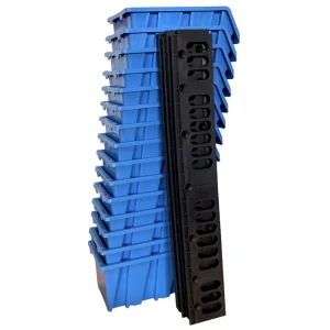 Лоток Accurate ЛМ-5-187-15 18.7x11.5x8.7 см пластик цвет синий, 15 шт.