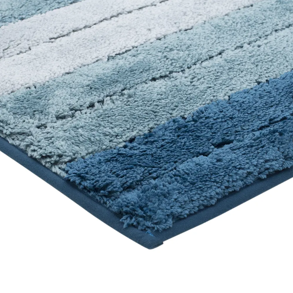 Коврик для ванной комнаты «Градиент» 40х60 см цвет голубой BATH PLUS STLM-2101033 - Вид №1