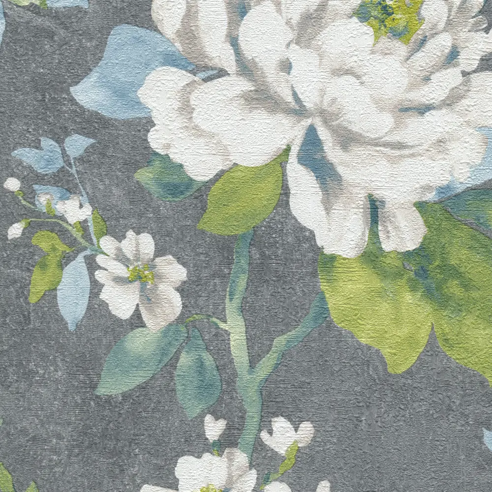 Обои флизелиновые Inspire Diego Flora серые 1.06 м 643046 STLM-2146546 - Вид №1