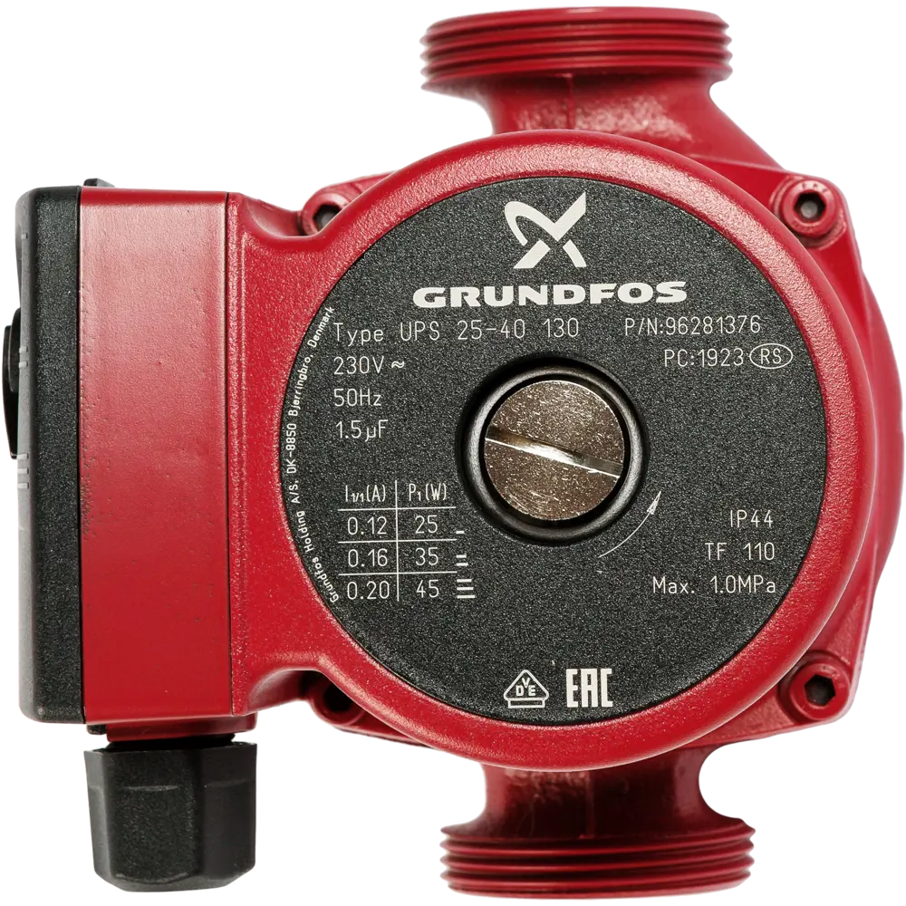 Насос циркуляционный Grundfos UPS 25/40 130 мм STLM-2070841 - Вид №2